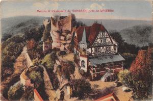 B104560 France Ruines et Restaurant du Hohbarr, pres de Saverne