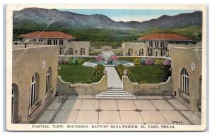 Early 1900s El Paso, TX Southern Baptist Sanatorium Postcard