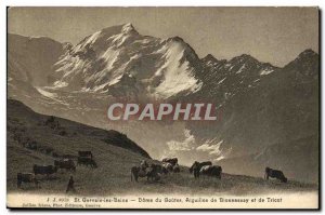 Old Postcard St Gervais les Bains Dome Du Gouter Bionnassay needles and knit ...