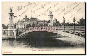 Paris 7 - Pont Alexandre III - Old Postcard