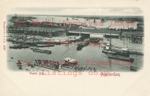 Netherlands, Amsterdam, Wester Dok, Aerial View