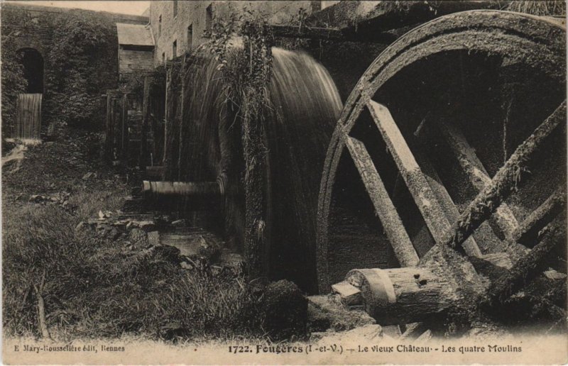 CPA Fougeres Le Chateau , Les quatre Moulins (1236635)