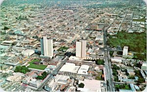 2~ca1950's Postcards Guadalajara Mexico AERIAL VIEW & PLAZA CHILDREN'S FOUNTAIN