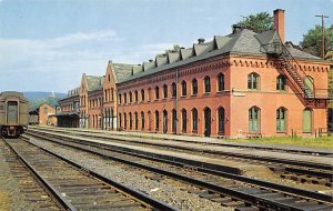 Erie Railroad Depot Susquehanna, PA., USA Pennsylvania Train Unused 