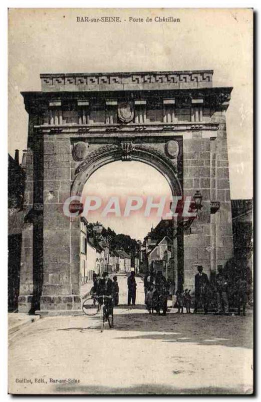 Bar Seine Old Postcard Porte de Chatillon