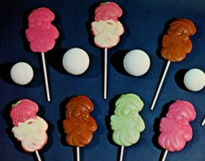 Lehighton PA Bennett's Candies Santa Candy Christmas Postcard