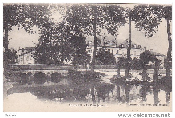 Le Pont Jumeret, Saint-Dizier (Haute-Marne), France, 1900-1910s