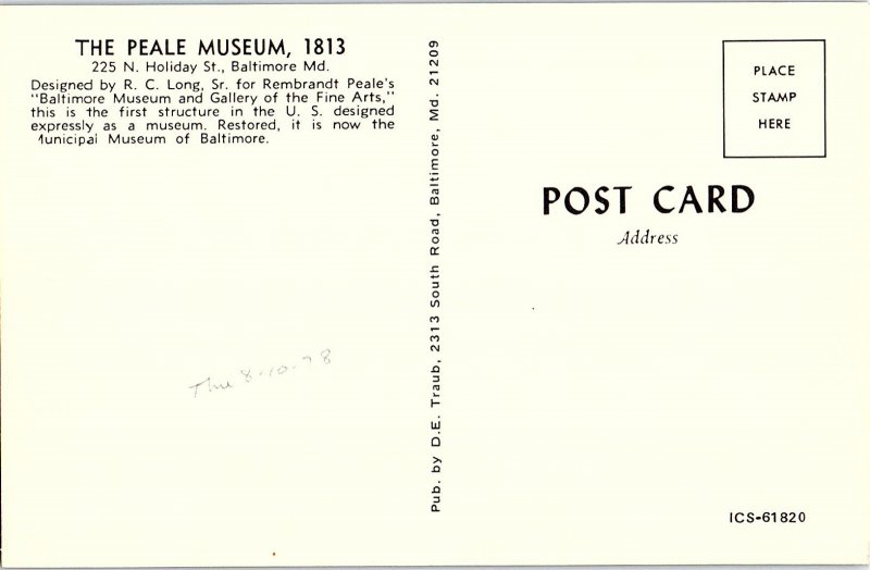 Chrome MUSEUM SCENE Baltimore Maryland MD AH7251