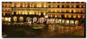 Postcard Modern Plaza Mayor Salamanca vista Nocturna