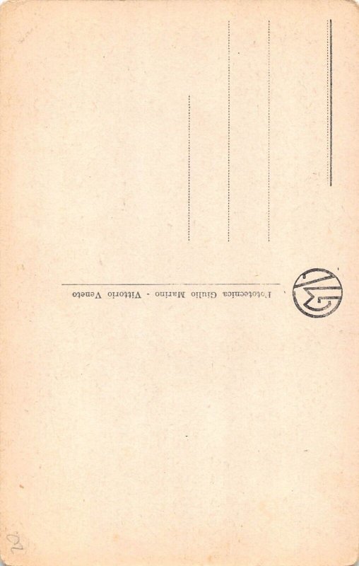 Italy Vittorio Veneto Antica via Roma vintage postcard