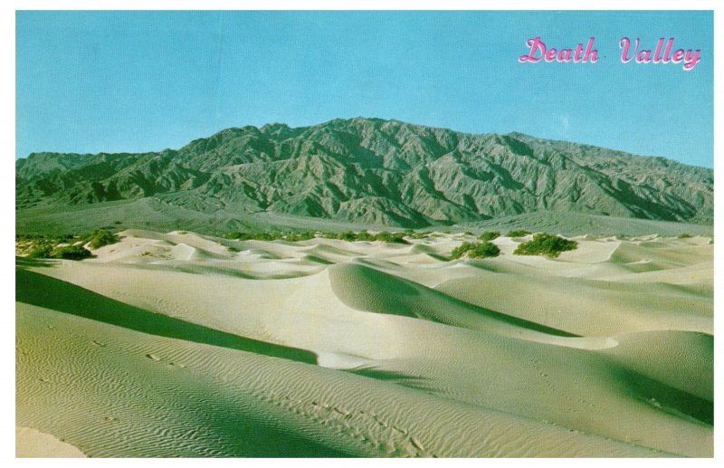 Vintage Death Valley Sand Dunes California Scenic Postcard Ferris H Scott