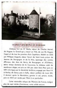 Postcard Modern History Dourdan Chateau