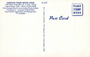 Postcard Hamilton House Motor Lodge in Laguna Beach, California~121521