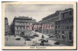 Postcard Old Roma Piazza Barberini