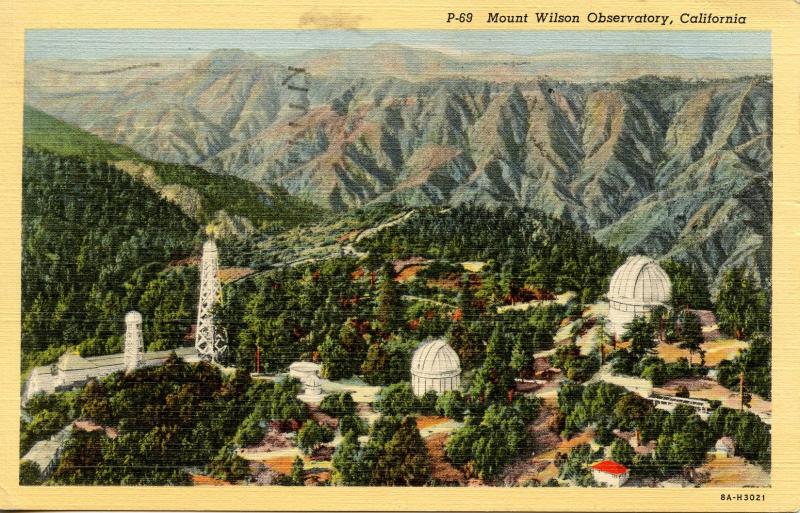 CA - Mt. Wilson Observatory    (Astronomy)