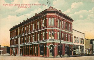 Postcard North East Corner Meridian & Stewart Puyallup Stewart Hardware Dentist