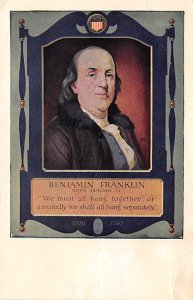 Benjamin Franklin, Shoes Brockton, MA, USA Advertising Unused 