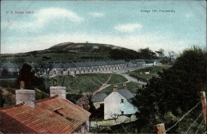 Enniscorthy Ireland Vinegar Hill Bird's Eye View c1910 Vintage Postcard