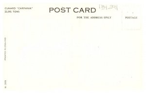 R.M.S. Carmania, Cunard Lines