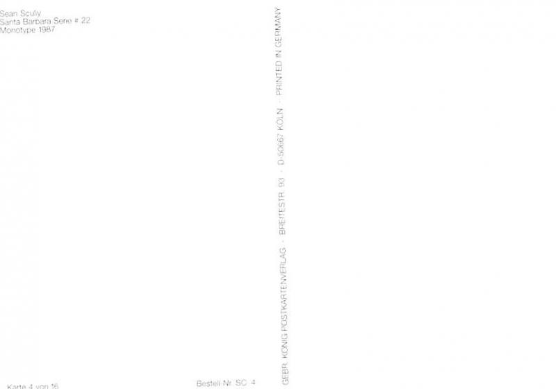 Sean Scully - Santa Barbara