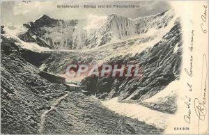 Old Postcard Grindelwald - Baregg und die Fiescherh�rner