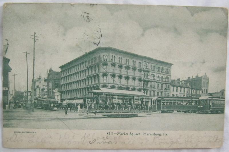 Market Square Harrisburg PA 1906