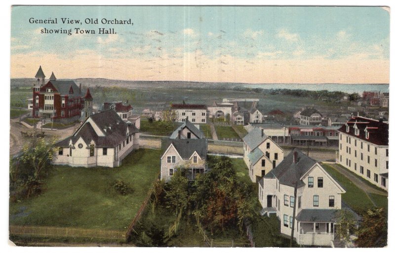 General View, Old Orchard, showing Town Hall