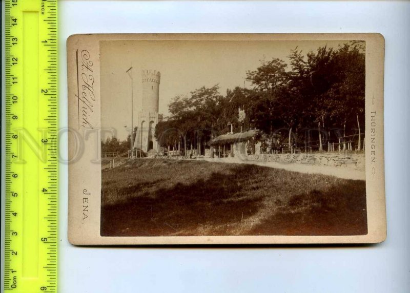 294060 GERMANY 1889 Thuringen photographer Helfrich Jena Leutrastrasse  PHOTO