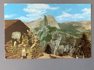 Lookout Glacier Point Yosemite CA Chrome Postcard A1169085642