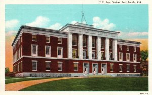 Vintage Postcard 1950 U.S. Post Office Forth Smith Ark. Arkansas AK