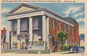 Missouri Boonville Old Thespian Hall First Dramatic Theatre West Of The Alleg...