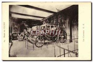 Old Postcard Cluny Museum of Paris The Coach