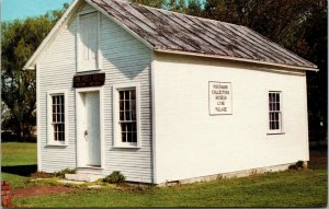 Vtg Pfund Memorial Postmark Museum Lyme Village Bellevue Ohio OH Postcard