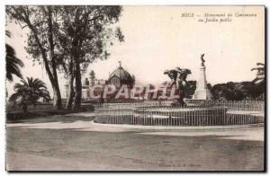 Postcard Old Nice Monument Du Centenaire In Public Park