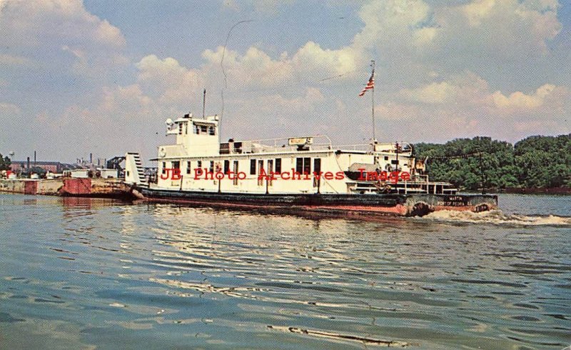 Port of Peoria Tow Boat Martin, Illinois River