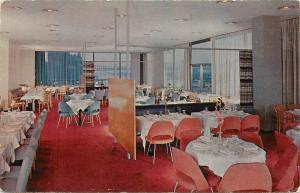 United Nations Delegates Restaurant 1960s design New York City NYC NY Postcard