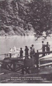 Pennsylvania Pittsburg Boating On The Connoquenessing Camp Kon-O-kwee Y.W.C.A...