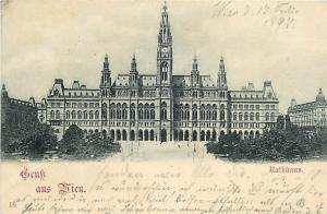 AUSTRIA-VIENNA-TOWN HALL-MAILED 1897-R61309