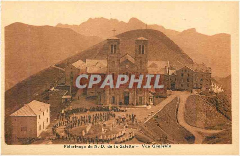 Old Postcard Pilgrimage N D Salette Vue Generale