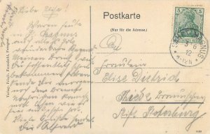 Germany Bremen Sankt Magnus train station 1912