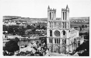 BG29837 vue generale eglise notre dame  mantes la jolie  france  CPSM 14x9cm