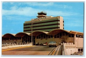 c1961 Exterior View Building Atlanta's Fabulous Air Terminal Georgia GA Postcard