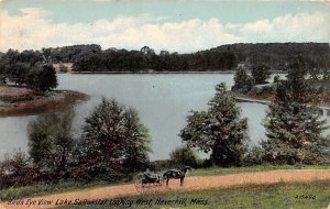 Bird's Eye View Lake Saltonstal looking West - Haverhill, Massachusetts MA  