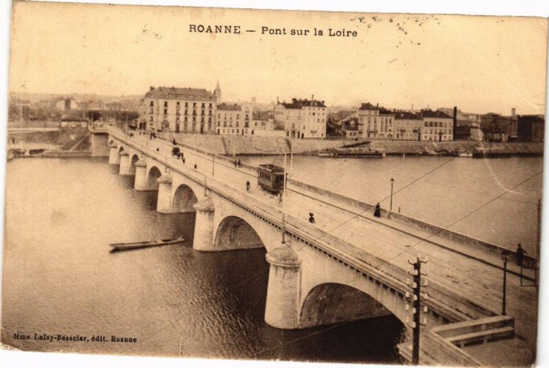 CPA ROANNE - Pont sur la Loire (263319)