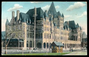 h2093 - MONTREAL Quebec Postcard 1910s Place Viger Hotel. CPR Train Station