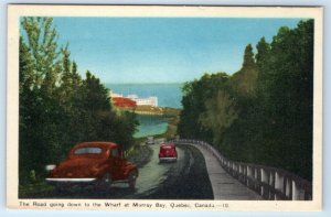 QUEBEC The Road going down to the Wharf MURRAY BAY CANADA Postcard