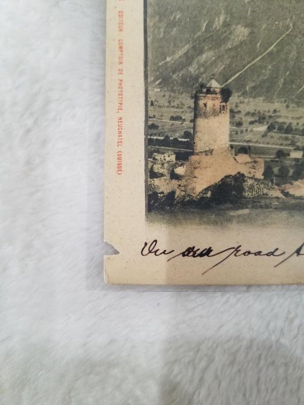 Antique Postcard entitled Martigny  