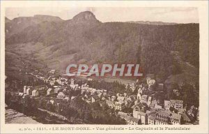 Old Postcard Le Mont Dore for the Capuchin General and the funicular