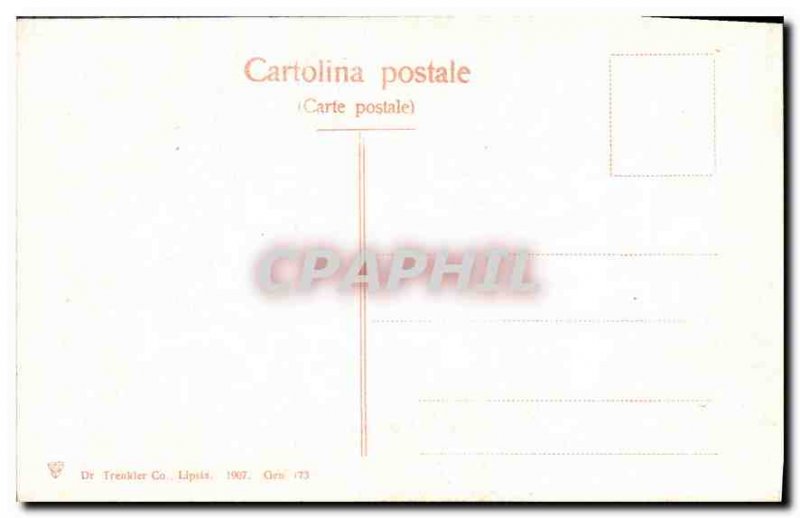 Postcard Genova Old Lion