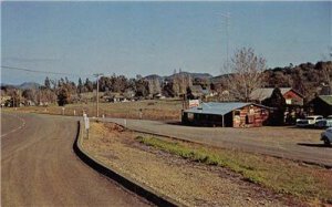 MT. BULLION, CA Mariposa County 49 Mother Lode Hiway Roadside Vintage Postcard